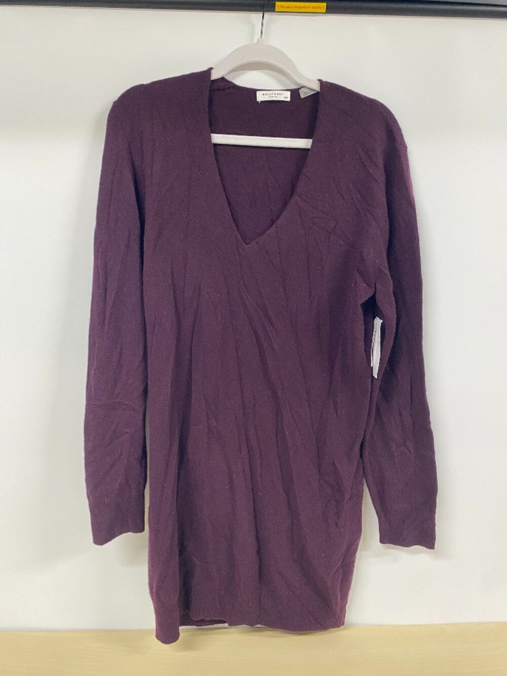 NWT Equipment Femme Rosemary Dress Velvet Plum M